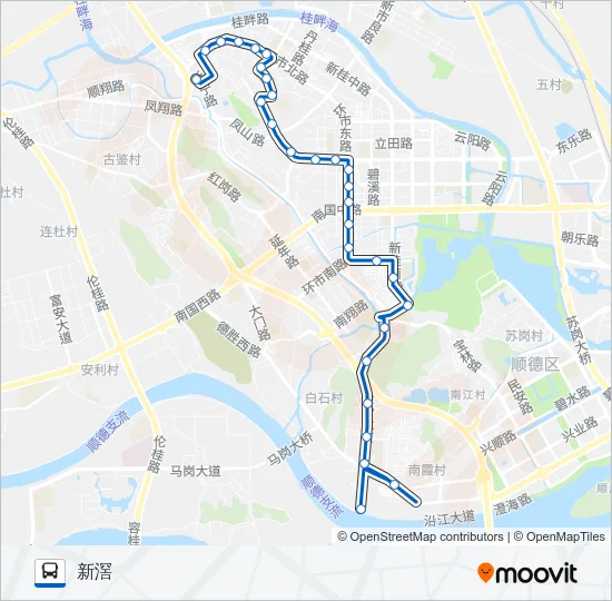 305路 Bus Line Map