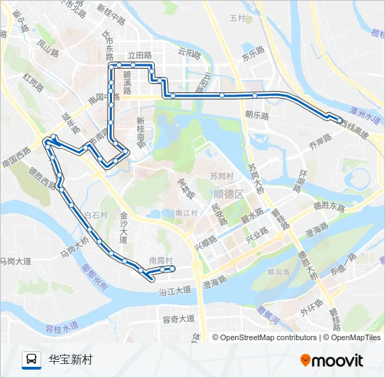 306路 Bus Line Map
