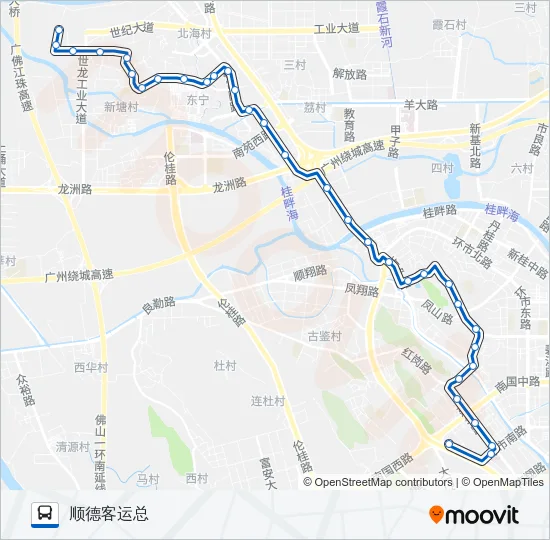 309路 Bus Line Map
