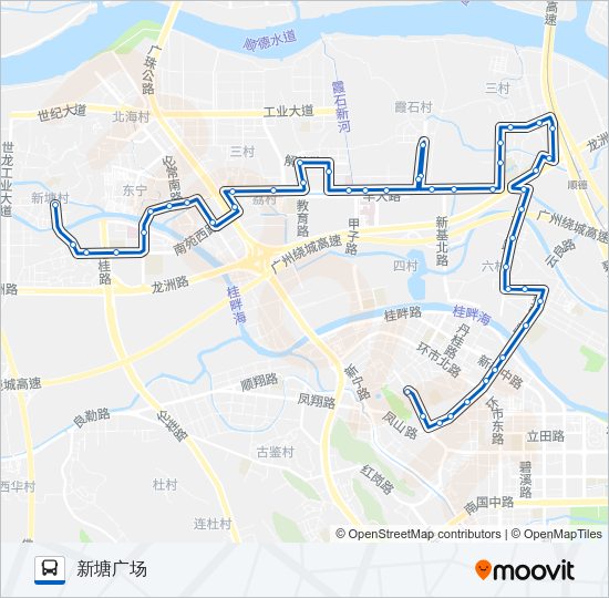 公交310路的线路图