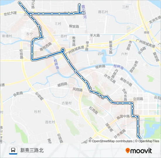 311路 Bus Line Map