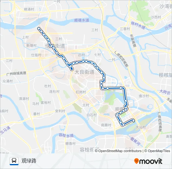 316路 Bus Line Map