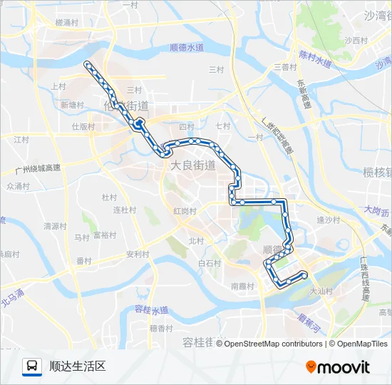 316路 Bus Line Map