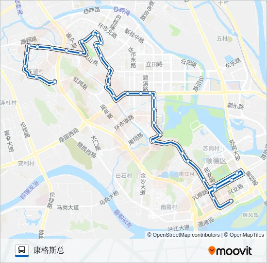 319路 Bus Line Map