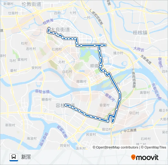 320路 Bus Line Map