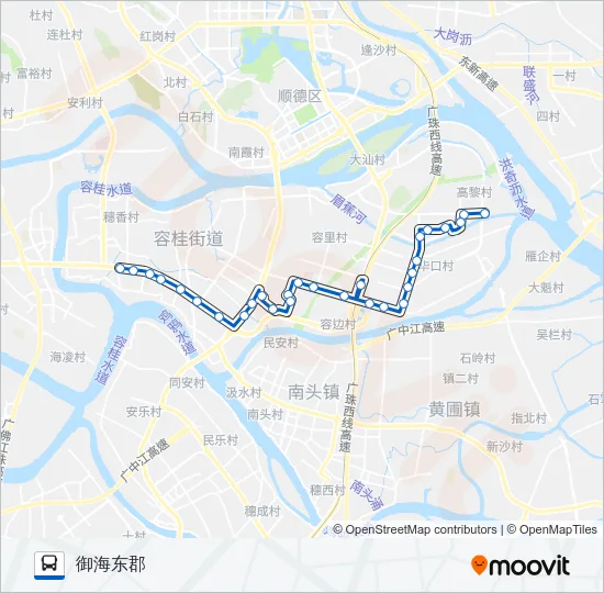 321路 Bus Line Map