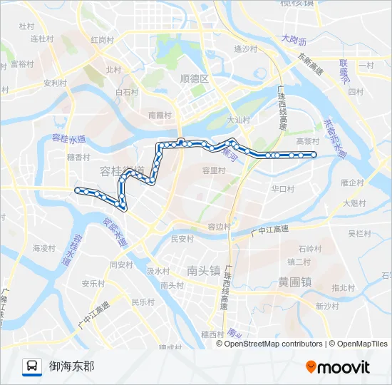 322路 Bus Line Map