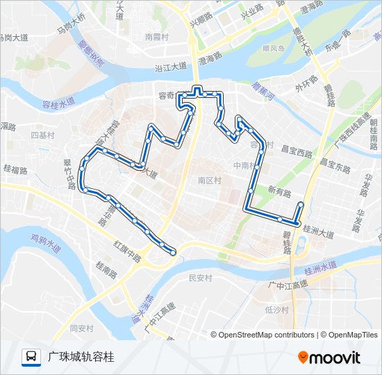 公交324路的线路图
