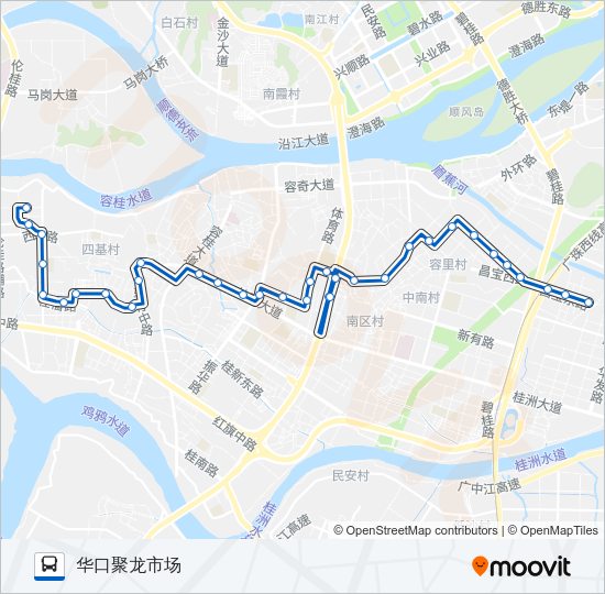 325路route Schedules Stops Maps 华口聚龙市场 Updated