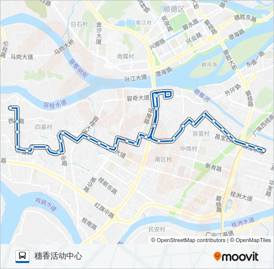 325路 Bus Line Map