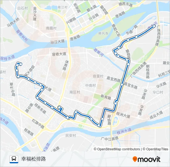 328路 Bus Line Map