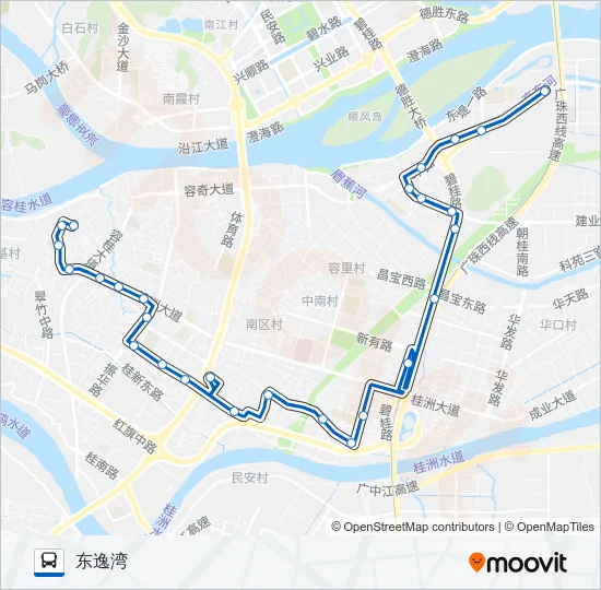 328路 Bus Line Map