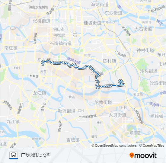 公交333路的线路图