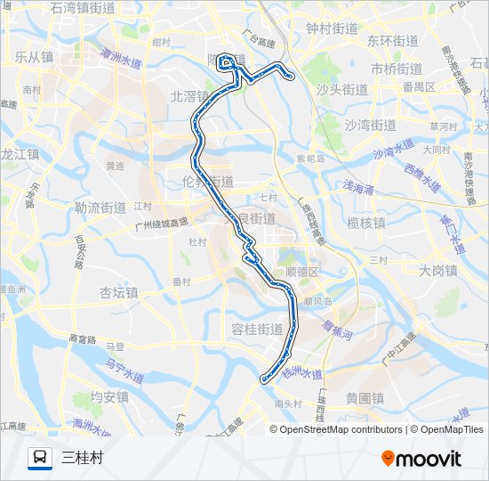 公交335路的线路图