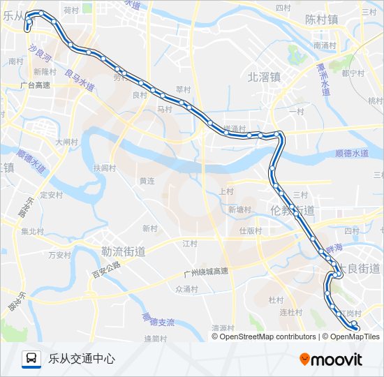 公交341路的线路图