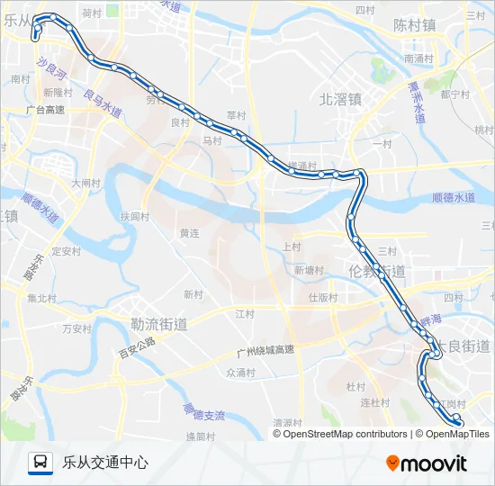 341路 Bus Line Map