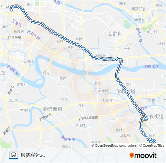 341路 Bus Line Map