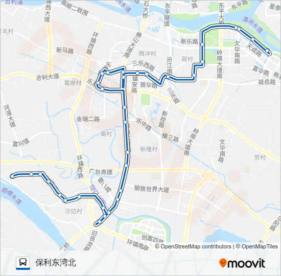 343路 Bus Line Map