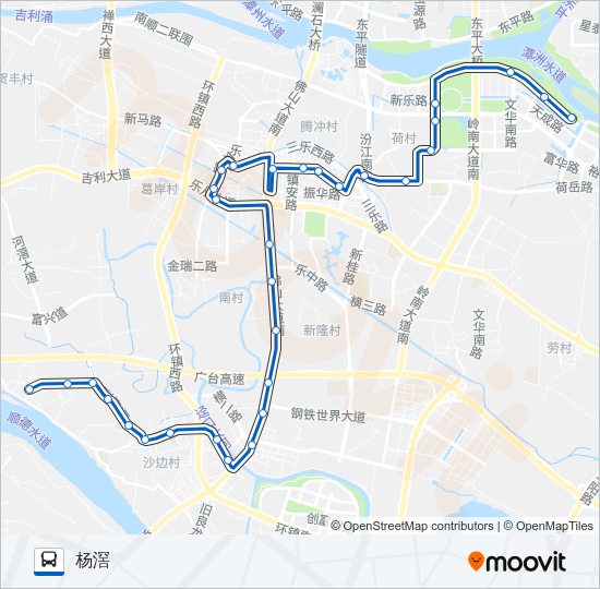公交343路的线路图
