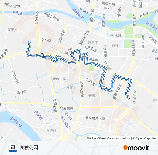 345路 Bus Line Map