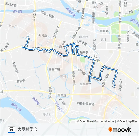 345路 Bus Line Map