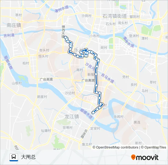 346路 Bus Line Map