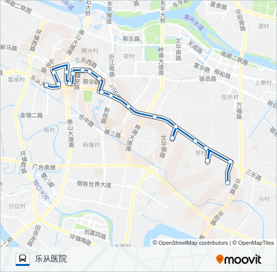 347路 Bus Line Map