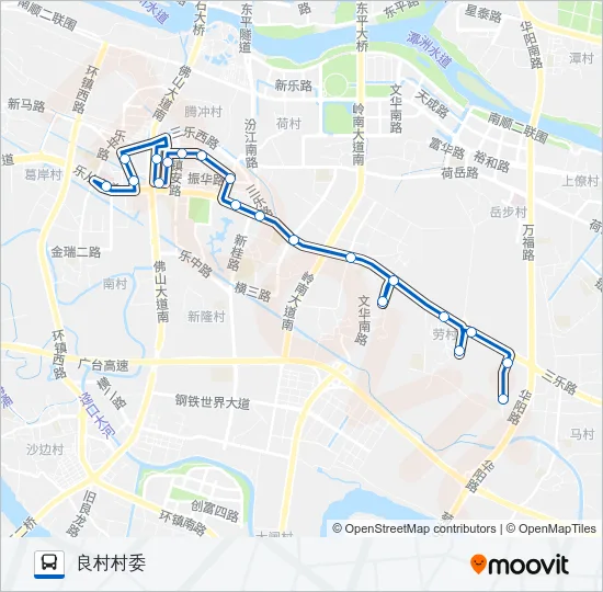 347路 Bus Line Map