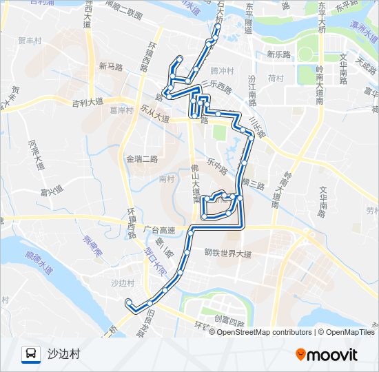 公交348路的线路图