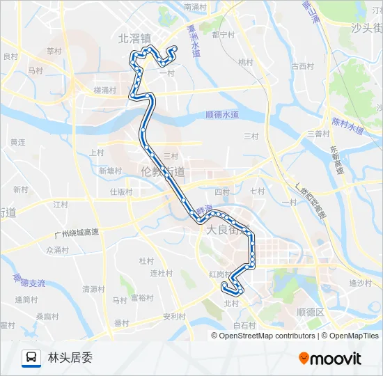 351路 Bus Line Map