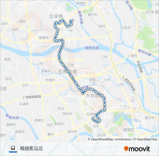 351路 Bus Line Map