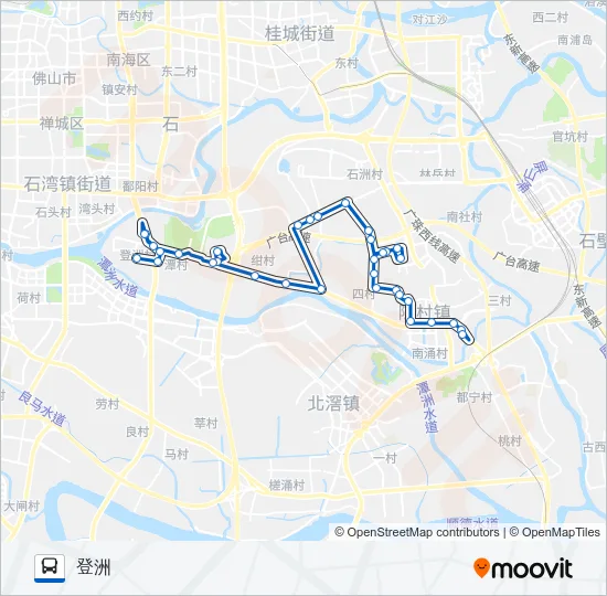 352路 Bus Line Map