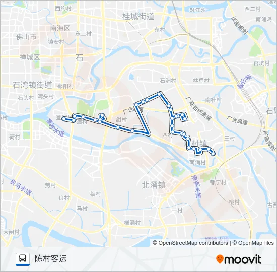 352路 Bus Line Map