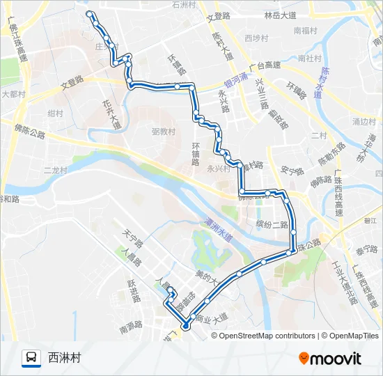 353路 Bus Line Map