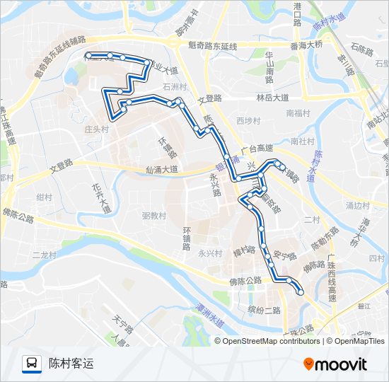 公交355路的线路图
