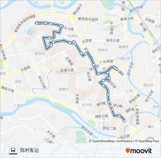 355路 Bus Line Map