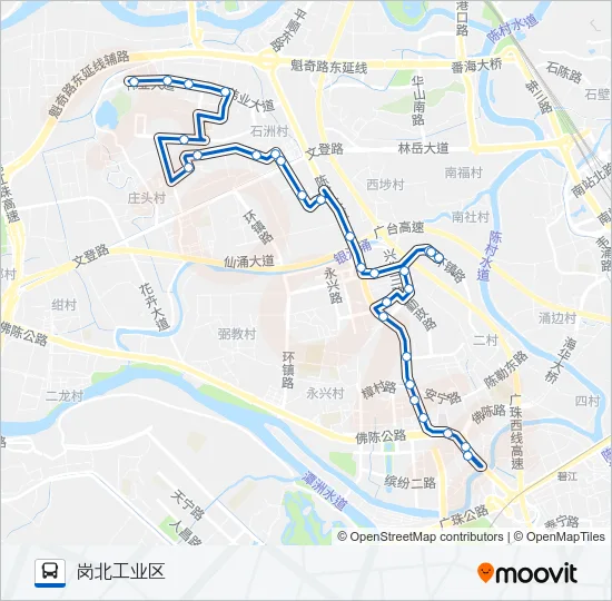 355路 Bus Line Map