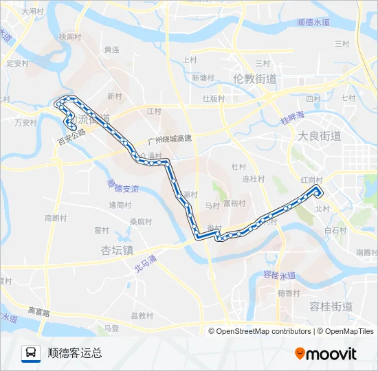 360路 Bus Line Map