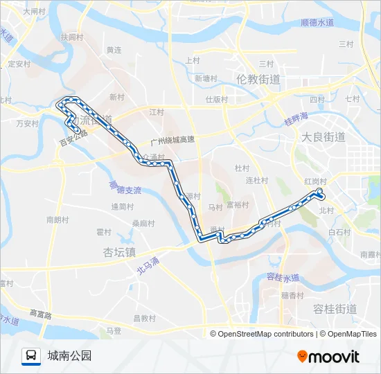 360路 Bus Line Map