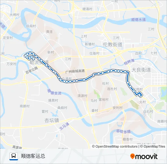 361路 Bus Line Map