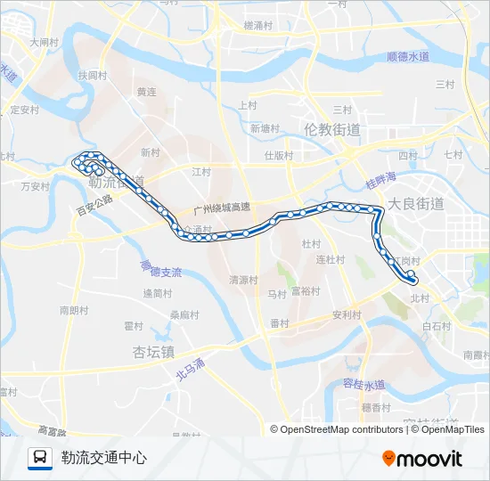361路 Bus Line Map