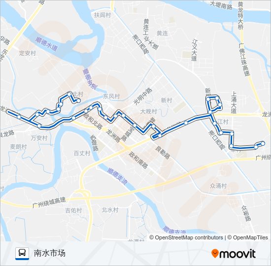 公交362路的线路图