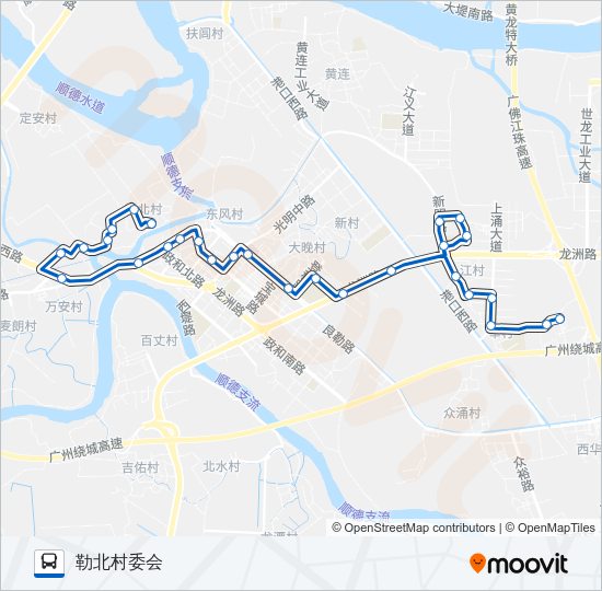 公交362路的线路图