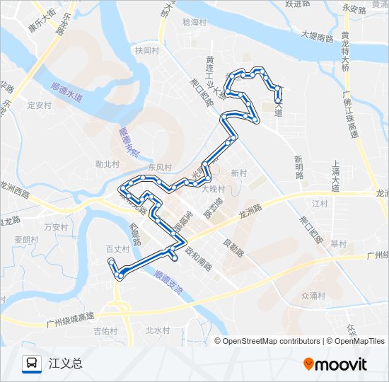 公交364路的线路图