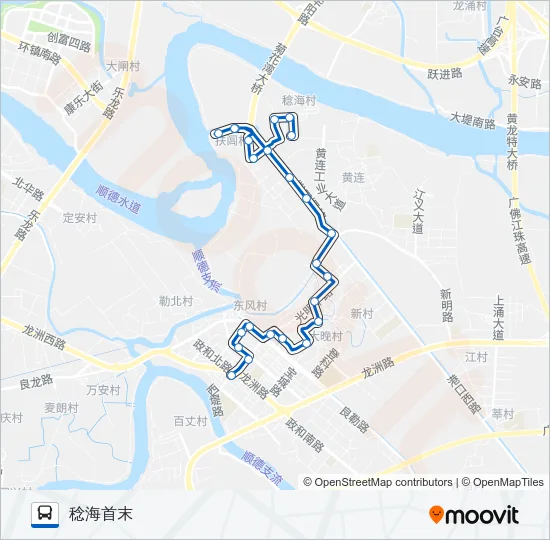 366路 Bus Line Map