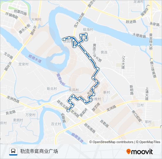 公交366路的线路图