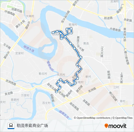 366路 Bus Line Map