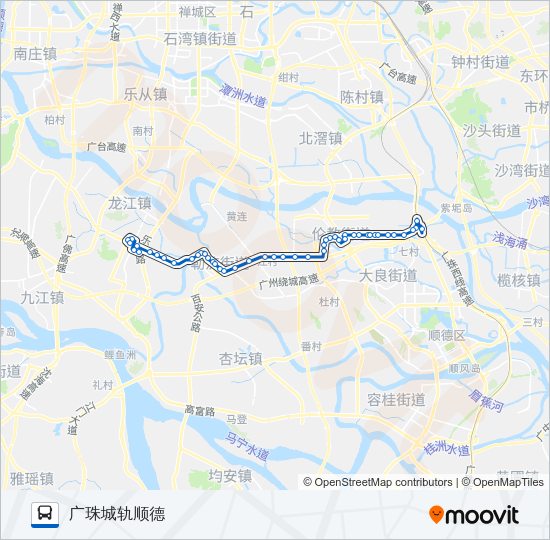 公交370路的线路图