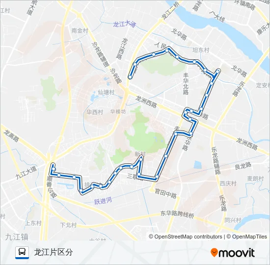372路 Bus Line Map