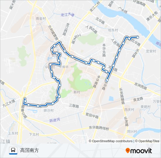 公交375路的线路图